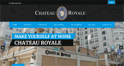 Desktop Screenshot of chateauroyale.ca